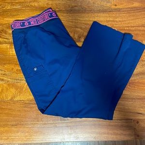 Med Couture Large petite Navy Scrub Pants
